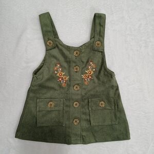 Daisy fuente  Girls Dress Size 6 Months Green. All Cotton